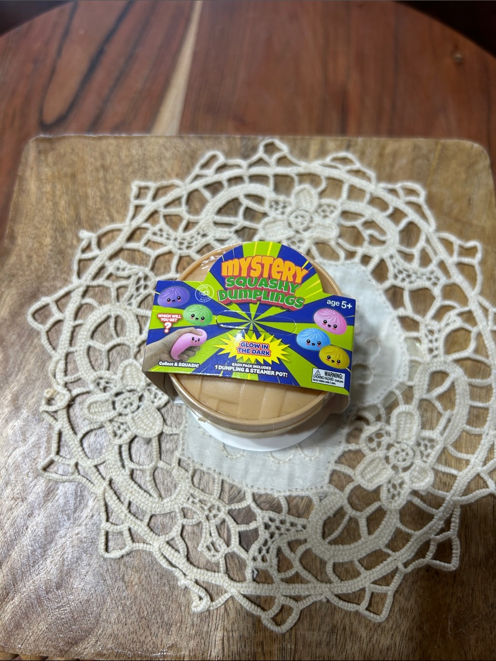 Mystery Squashy Dumplings Glow In The Dark Mini New Sealed Steamer TY81069